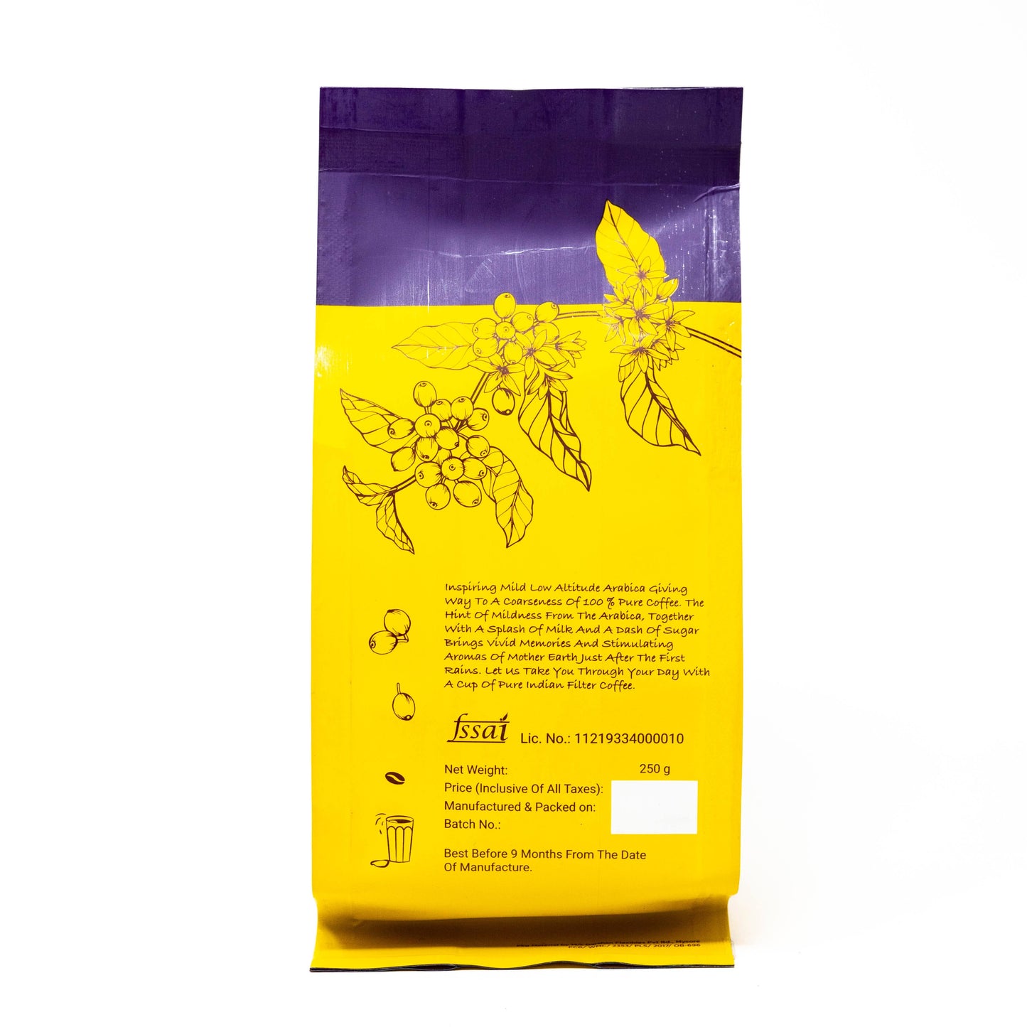 Bhoomi 100% Natural Arabica Coffee Powder - 250Grm